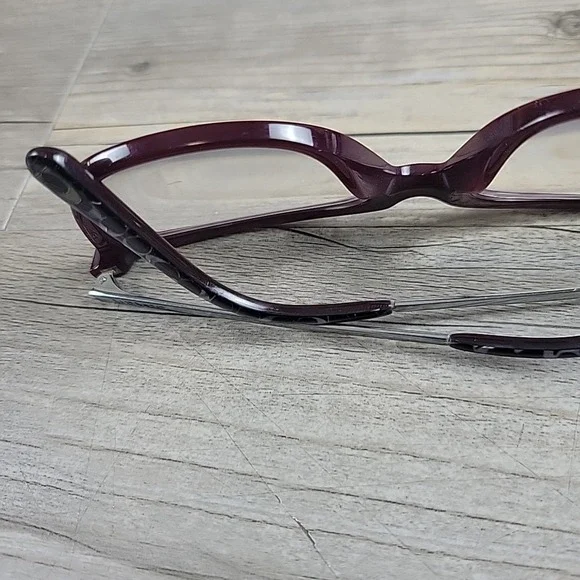Coach Eyeglasses HC6124 5509 Solid Oxblood‎ Metal Size 53-17-140 FRAMES ONLY - Picture 14 of 14